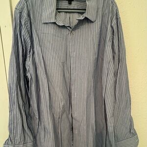 Apt. 9 Men's Classic Blue Pinstripe Shirt